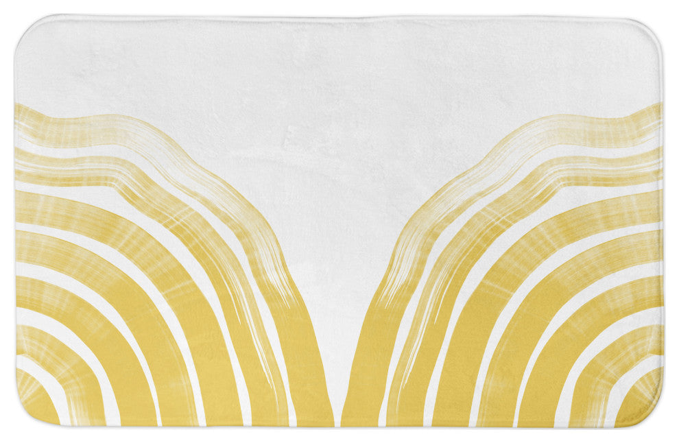 Yellow Arch 21x34 Bath Mat