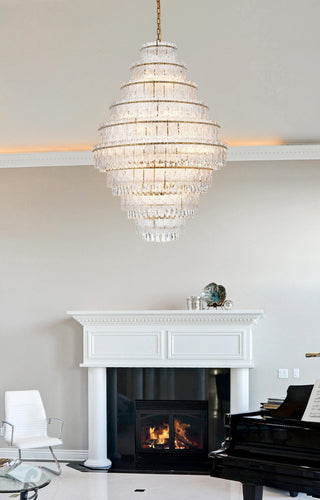 Home Living 36" Chandelier, Satin Gold