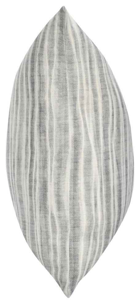 Holston 22" Cotton Fabric Throw Pillow, Blue