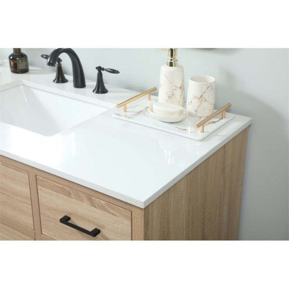 Elegant Decor VF41048MW 48" Single Bathroom Vanity, Mango Wood