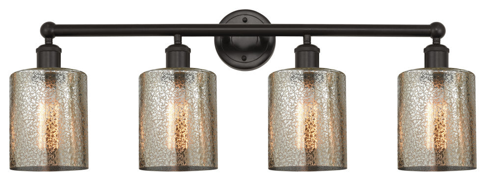 Innovations 616-4W-OB-G116 4 Light Bath Vanity Light, Oil Rubbed Bronze
