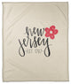 New Jersey Established 50x60 Coral Fleece Blanket