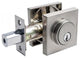 Pamex FDS Contemporary Deadbolt, Satin Nickel, One-Sided Deadbolt