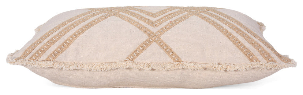 Gaston Boho Handcrafted Fabric Pillow Cover, Set of 2