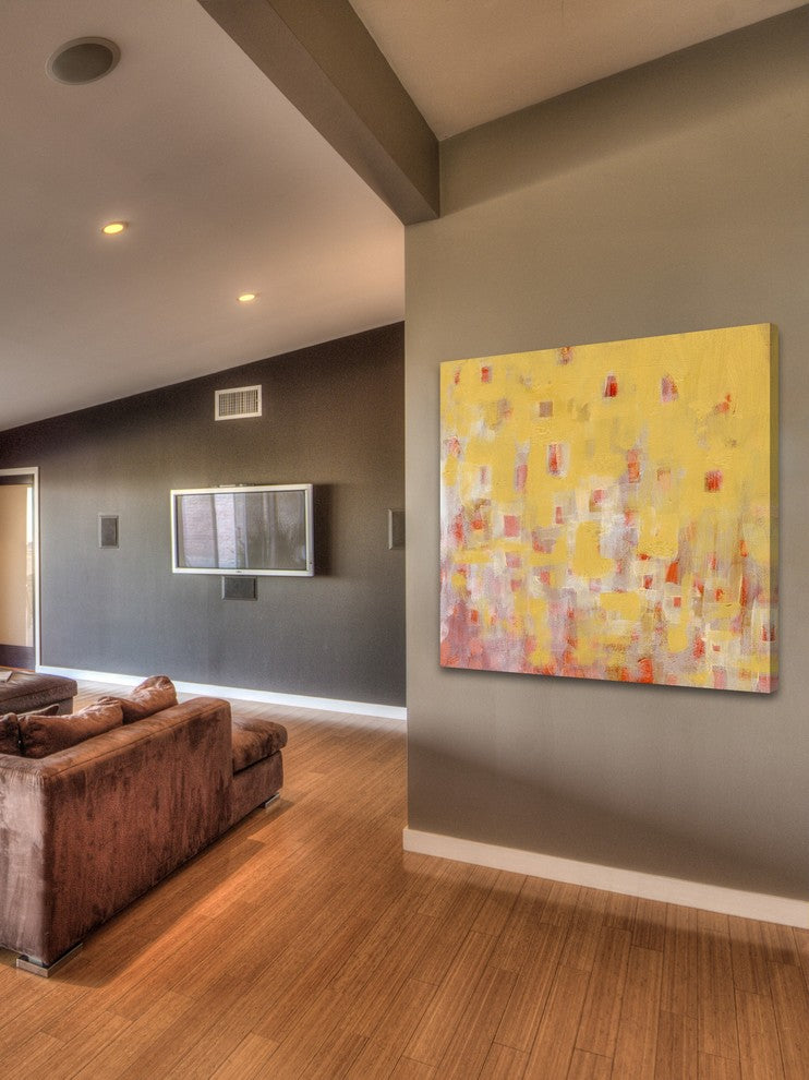 Marmont Hill, "Naples" by Nikki Galapon Painting Print on Wrapped Canvas, 24x24