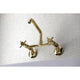 KS423PB Concord Two-Handle Wall-Mount Kitchen Faucet, Polished Brass