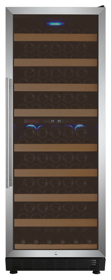 Wine Cooler: 24" Vite II Tru-Vino 99 Bottle Dual Zone Stainless Steel