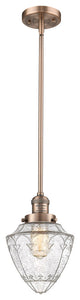 Innovations 201S-AC-G664-7-LED 1 Light Mini Pendant, Antique Copper