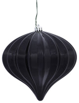 5.7" Black Shiny Onion Uv Drilled 3/Bag