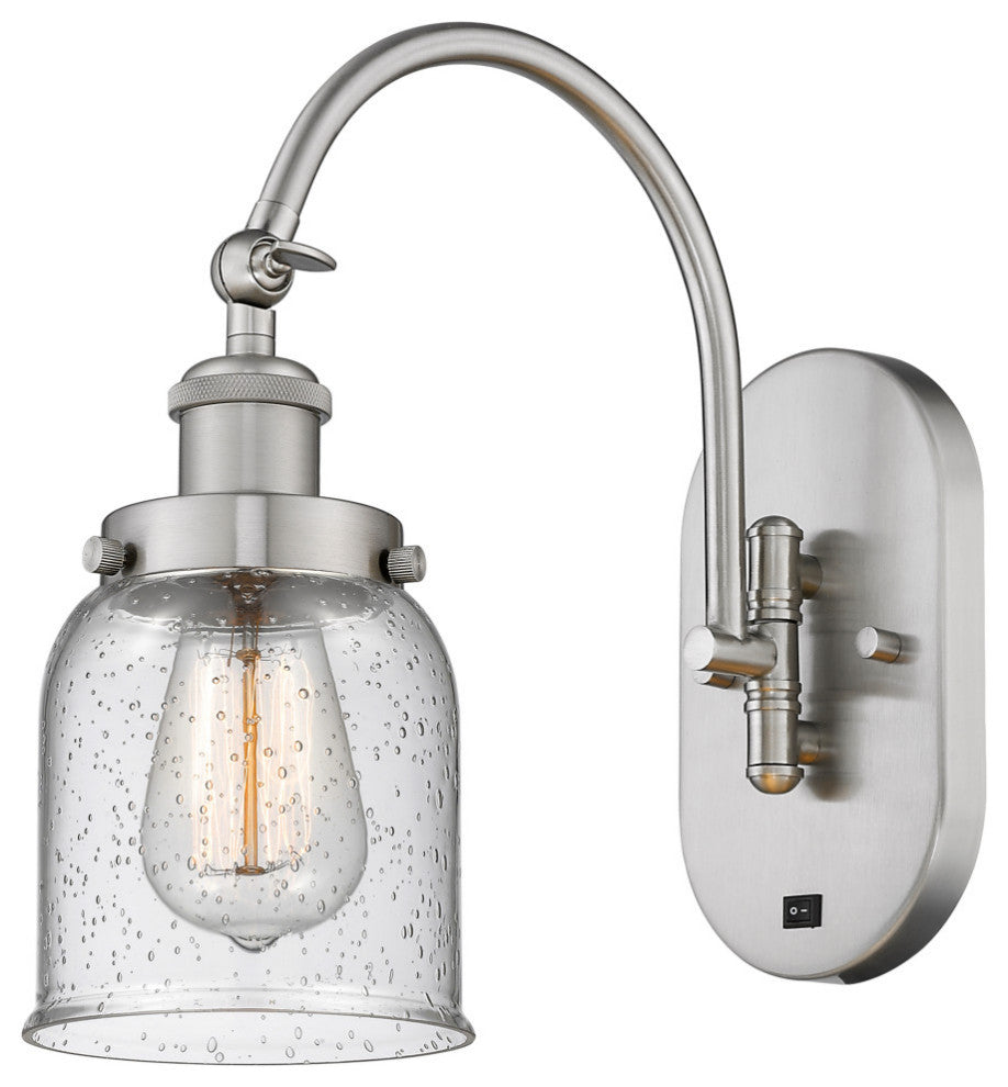 Bell Sconce, Brushed Satin Nickel, Seedy, Seedy