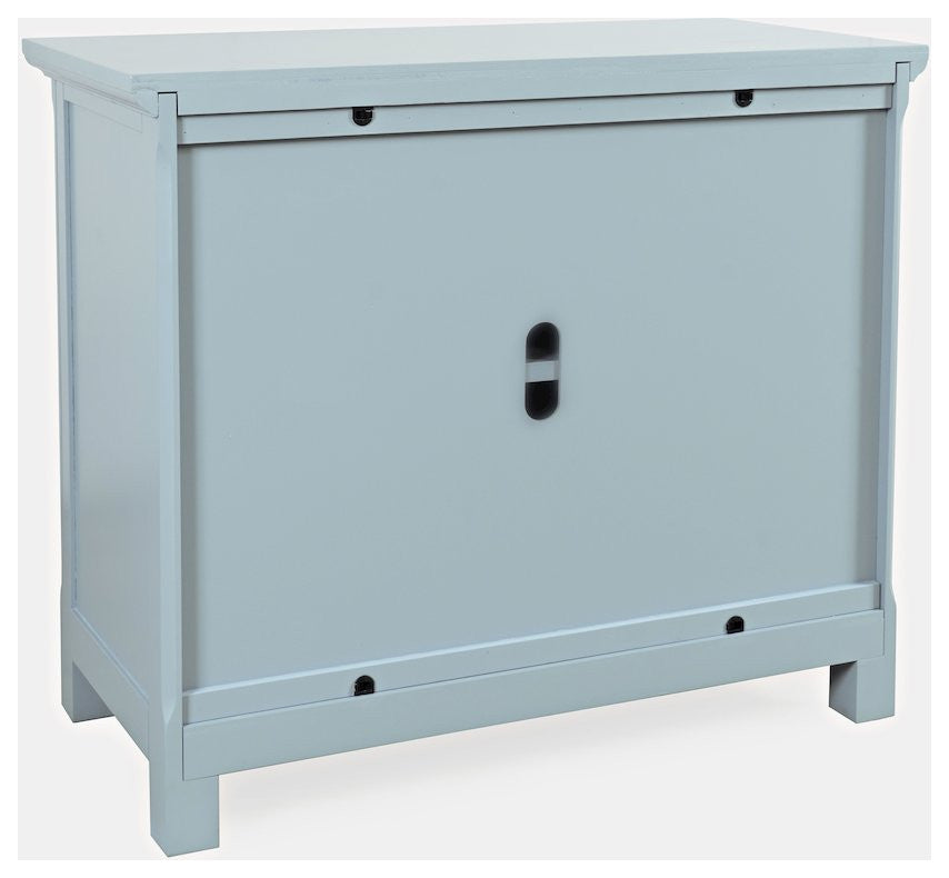 Isabella 38 Luxury Mirrored Accent Storage Cabinet