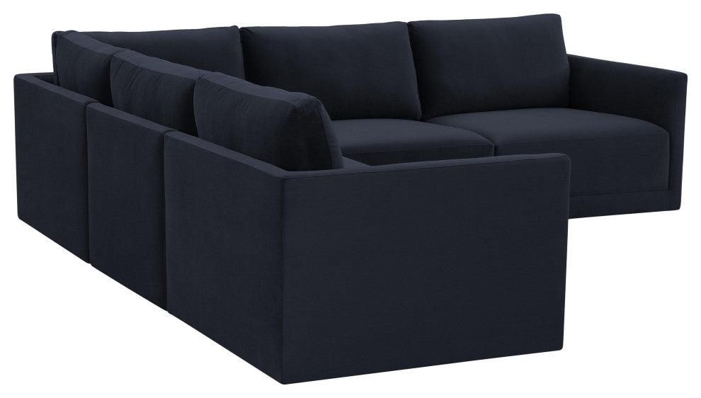 Willow Navy Modular L Sectional