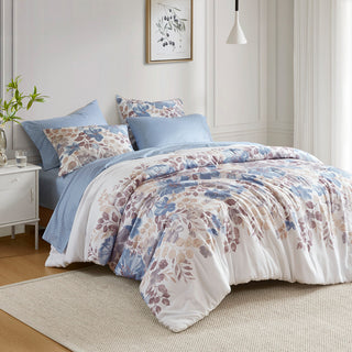 Madison Park Essentials Luna Floral Comforter Set With Bed Sheets