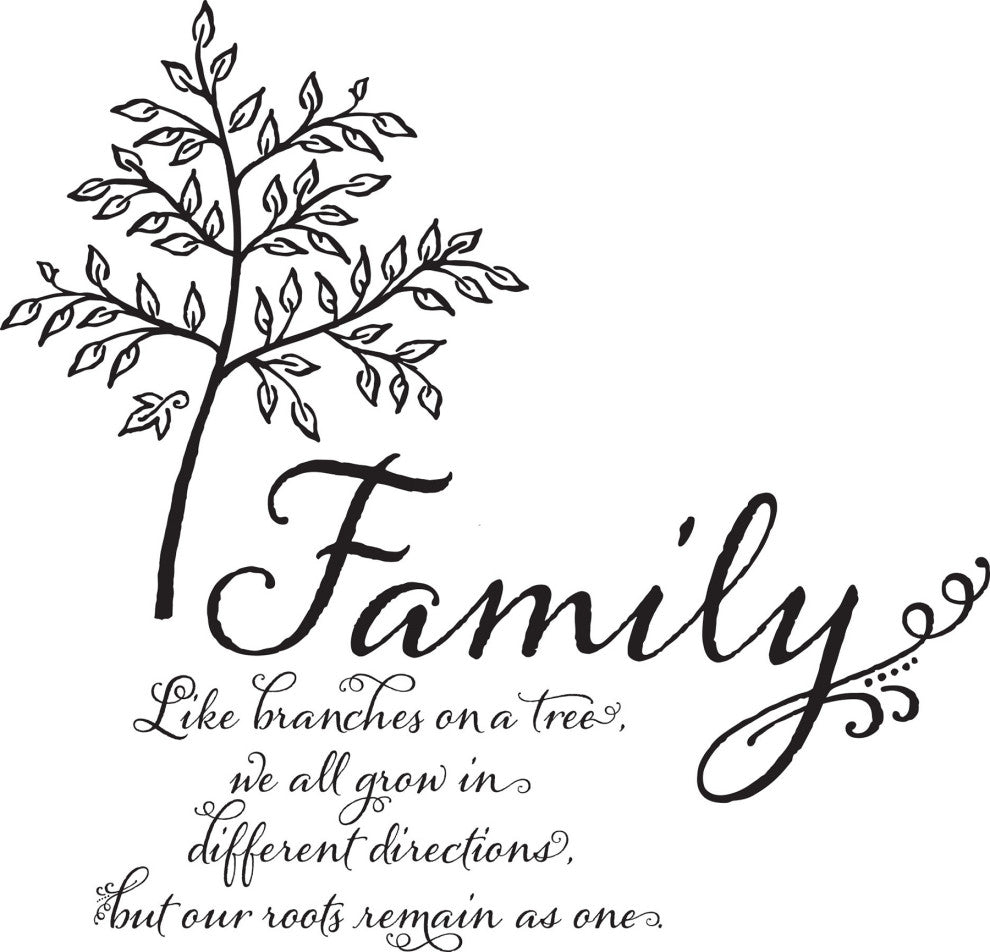 Family Tree Wall Quote