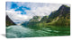 Green Lake Sognefjord Norway, Landscape Canvas Art Print, 40x20