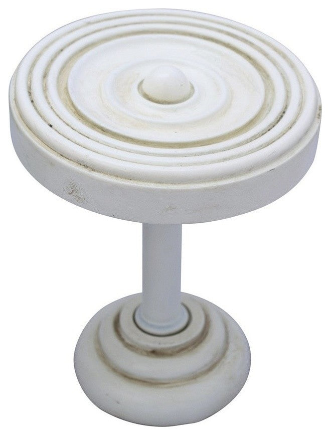 Stafford Drapery Medallion Holdback, Ivory