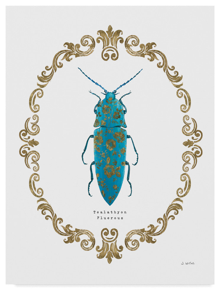 James Wiens ''Adorning Coleoptera Viii'' Canvas Art, 35"x47"