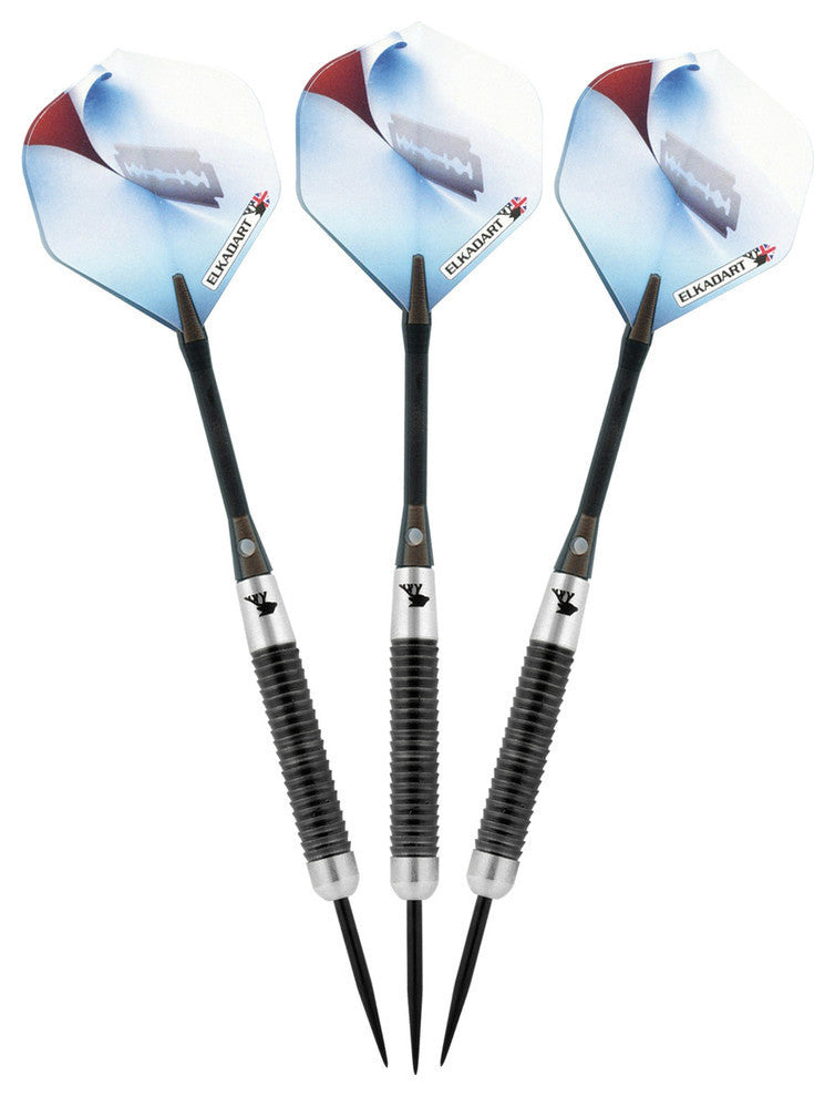 Elkadart Razor Tungsten Steel Tip Darts, 25 Grams