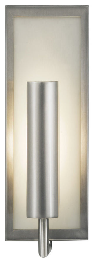 1-Light Sconce, Brushed Steel
