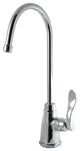 Kingston Brass NuWave French Cold Water Filtration Faucet, Polished Chrome