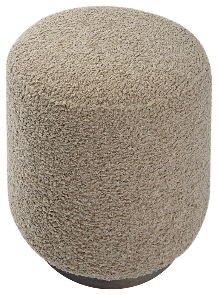 Uttermost Avila Latte Round ottoman