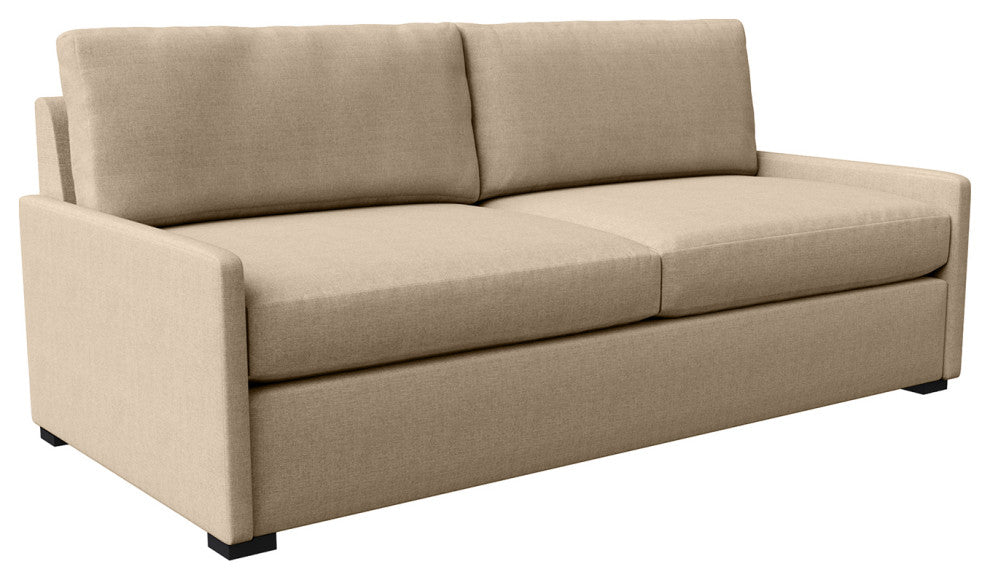 Nativa Interiors Kimpton 79" Sofa, Flax, Depth: Deep Plush