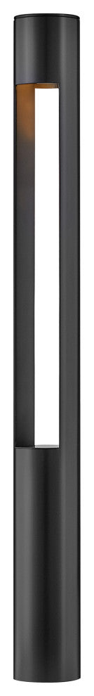 Hinkley Atlantis Round Large Bollard, Satin Black