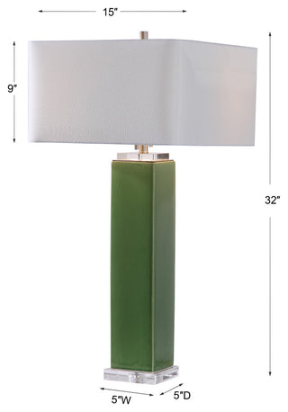 Uttermost Aneeza Tropical Green table lamp