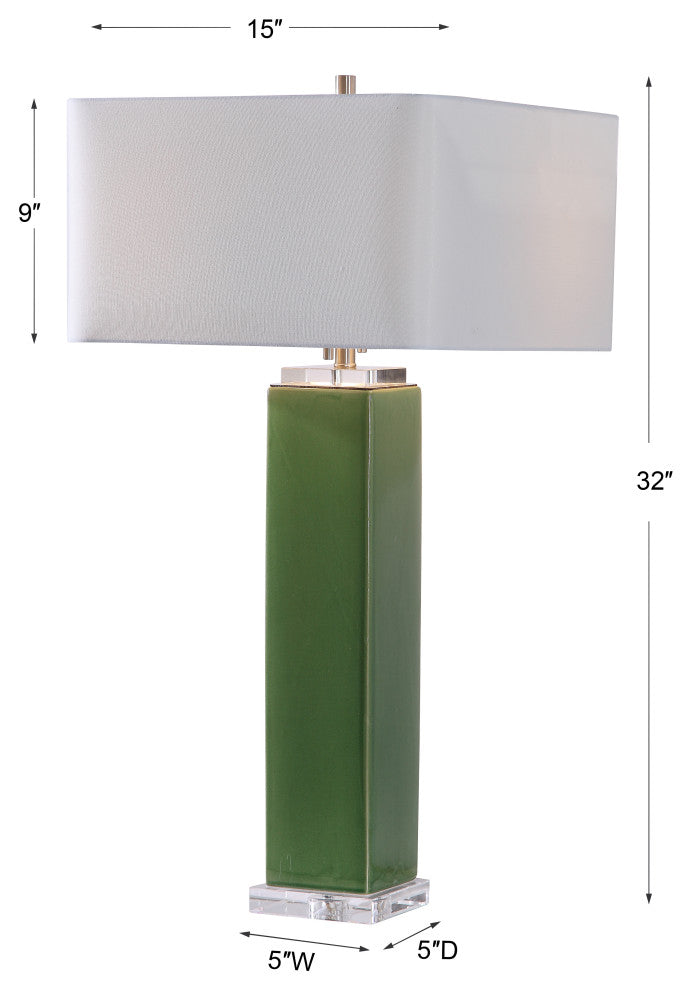 Uttermost Aneeza Tropical Green table lamp