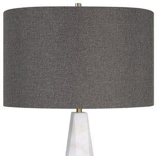 Uttermost Citadel White Marble Table Lamp
