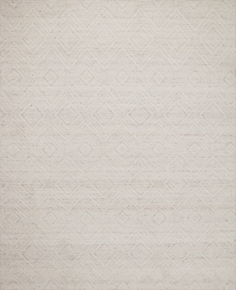 Loloi Raven Ivory / Pebble 7'-9" x 9'-9" Area Rug