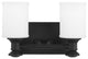 Minka-Lavery 5172-66A, 2-Light Vanity, Harbour Point, Coal