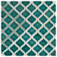Hudson Tangier Mosaic Floor and Wall Tile, Emerald