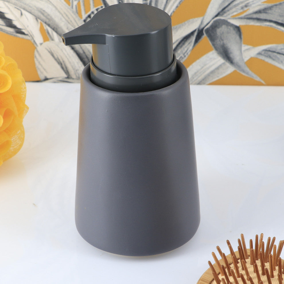 Bathroom Accessory Set, 4 Piece, Gray, Full Set 4 Pieces