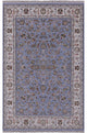 5' 1" X 8' 0" Wool & Silk Handmade Persian Nain Rug - Q14760