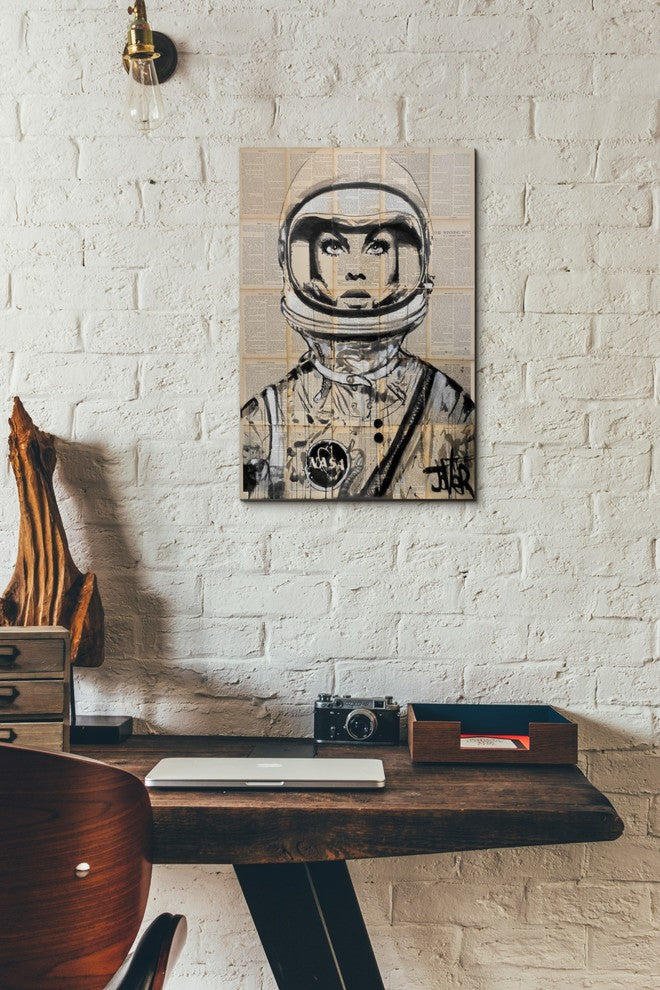 Epic Graffiti "Orbit" by Loui Jover, Giclee Canvas Wall Art, 12"x18"