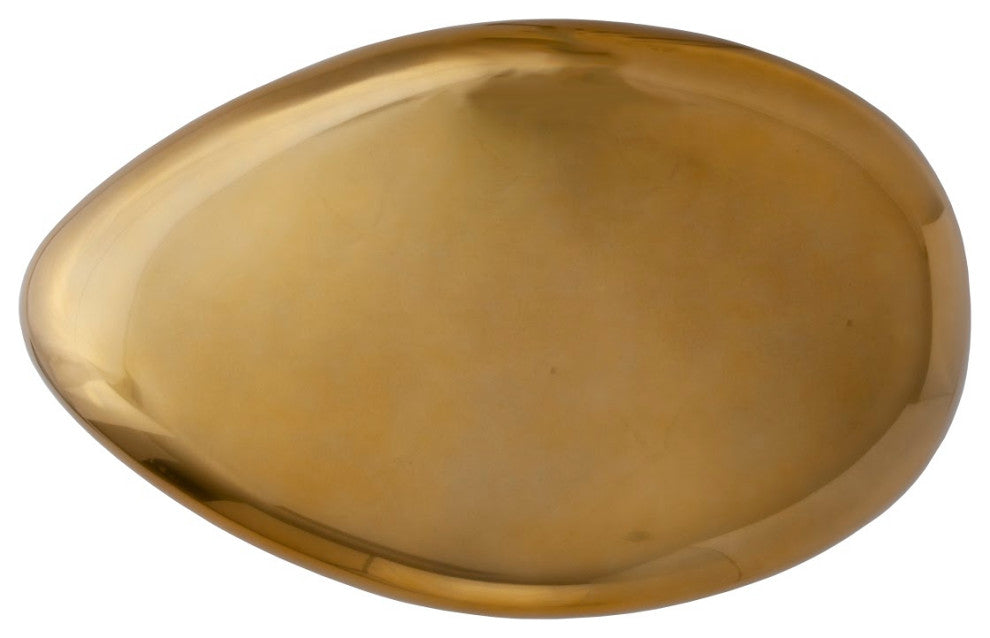 River Stone Coffee Table, Liquid Gold, Small