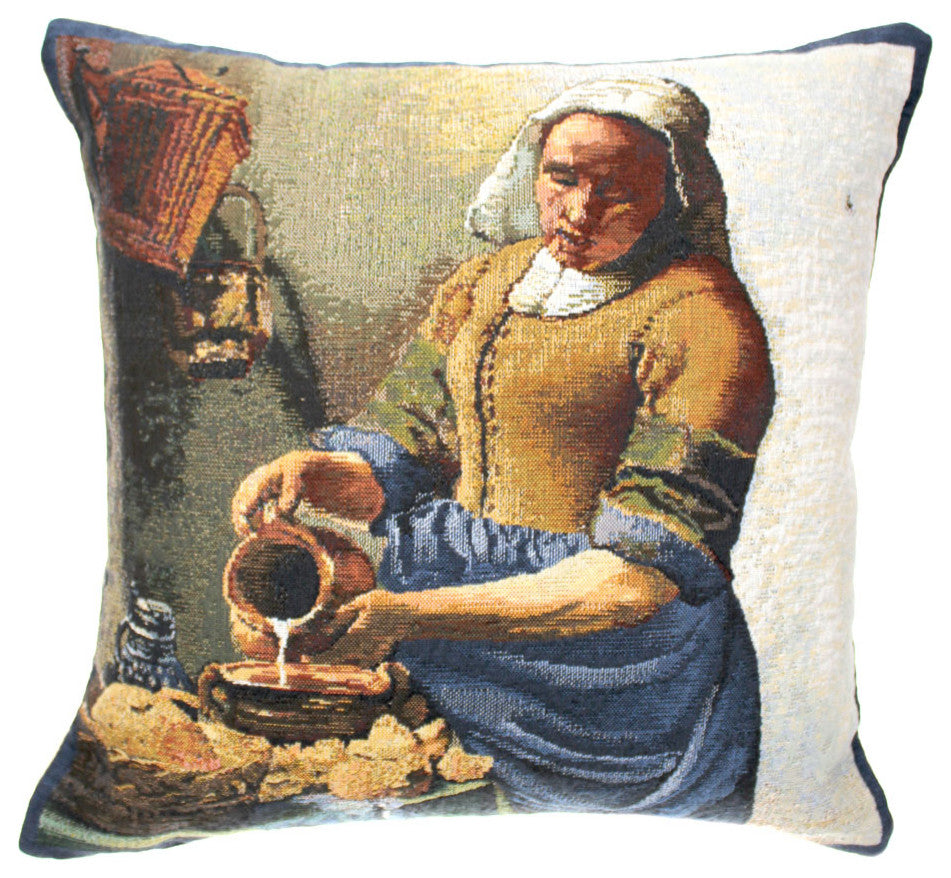 Servant Girl I Decorative Couch Pillow Cover