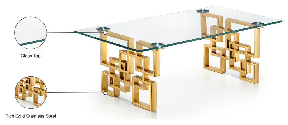 Pierre Gold Coffee Table