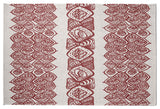 Central Comb Rug, Orange, 3'x5'