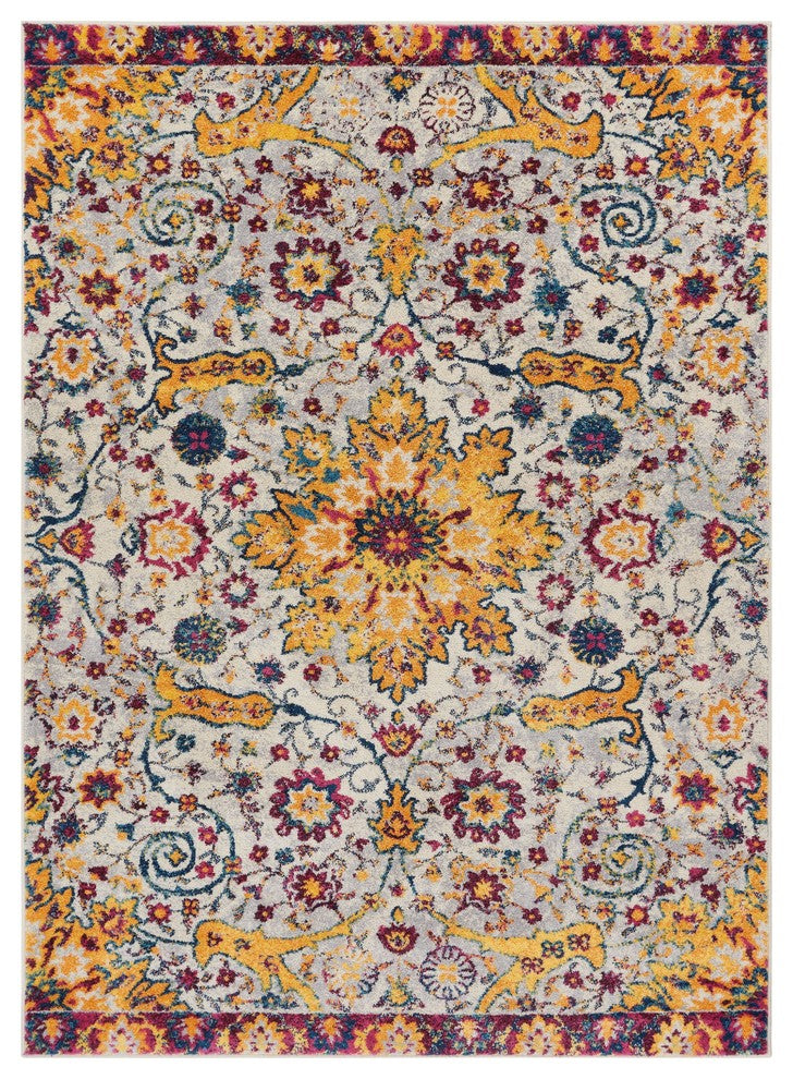 Well Woven Laurent Wonderly Modern Vintage Oriental Beige Area Rug