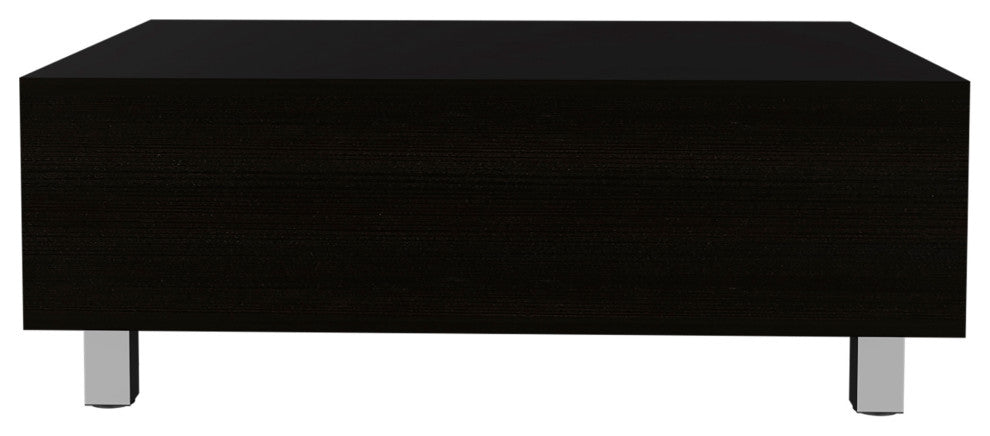 Boston Top Coffee Liftable Table, Black