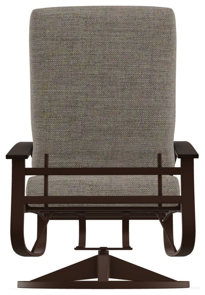 Belle Isle Cushion Outdoor Swivel Rocker, Cast/Kona