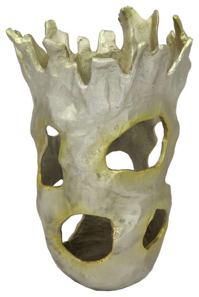 Discontinued Molten Champagne Bowl Tall - Silver