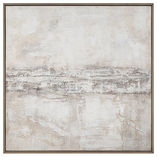 Uttermost Ridgeline Matte White Table Lamp