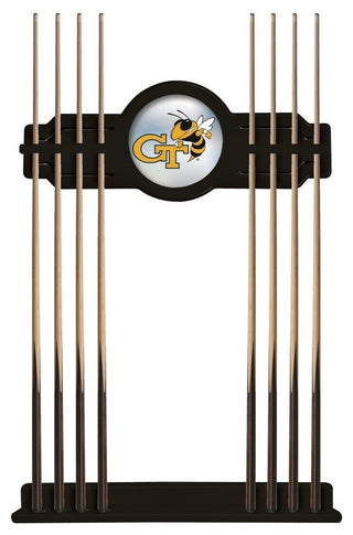 Georgia Tech Cue Rack, Black Finish