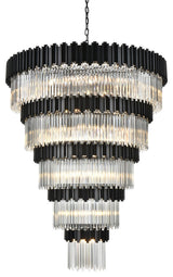Home Living 59" Chandelier, Black