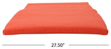 GDF Studio Soleil Outdoor Chaise Lounge Cushion, Orange