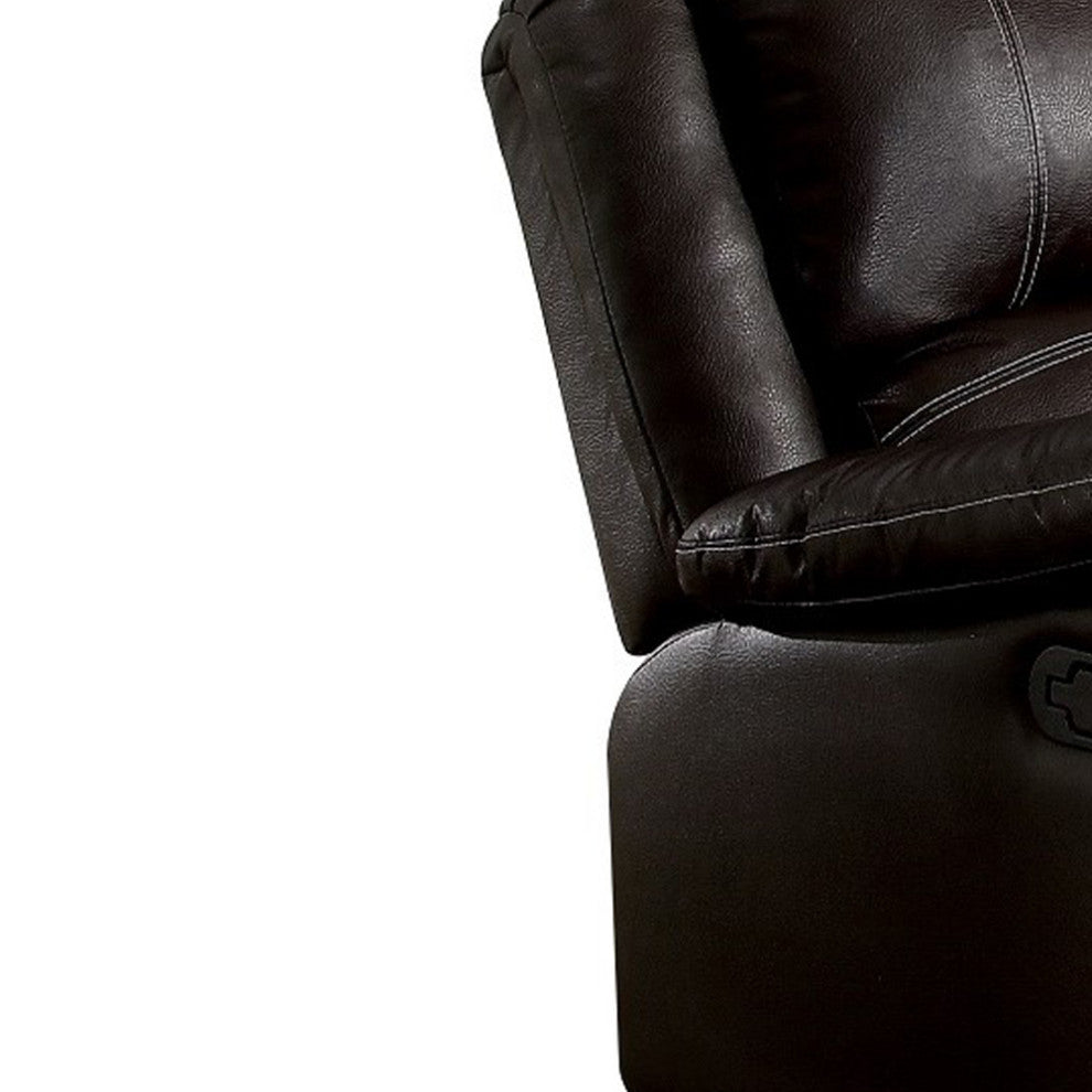 ACME Zuriel Motion Rocker Recliner, Brown Synthetic Leather