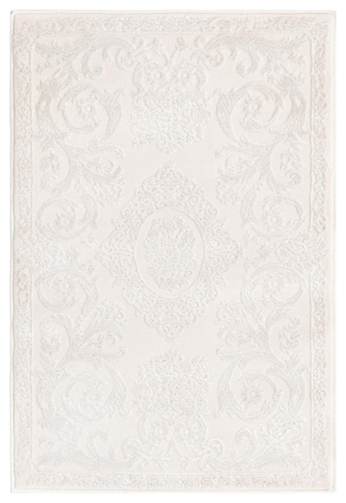 Unique Loom Diana Finsbury Rug, Ivory, 7'10"x10'